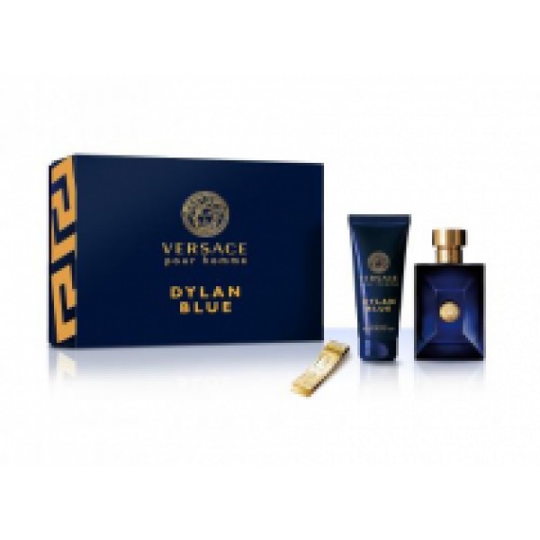 M) VERSACE DYLAN BLUE 3.4 EDT SP + .30 EDT + DT 2.5