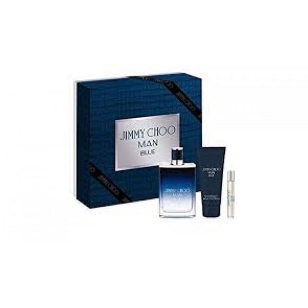 M) JIMMY CHOO MAN BLUE 3.3 EDT SP + 3.3 A/S + 3.3 S/G 0.25 EDT