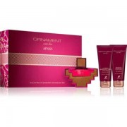 (L) AFNAN ORNAMENT PURPLE ALLURE 3.4 EDP SP + 3.4 B/L + 3.4 S/G