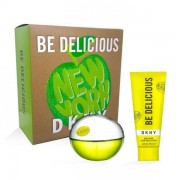 (L) DKNY BE DELICIOUS 3.4 EDP SP + 3.4 B/L