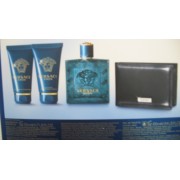 (M) VERSACE EROS 3.4 EDT SP + 0.33 SP + POUCH