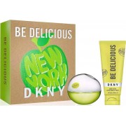 (L) DKNY BE DELICIOUS 3.4 EDP SP + 5.1 S/G